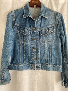 Vintage 1980s MS Lee jean jacket, size Medium